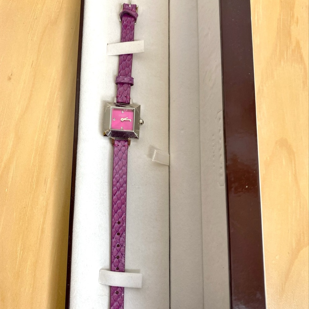 Coach Watch with Genuine Python Band - Picture 3 of 5